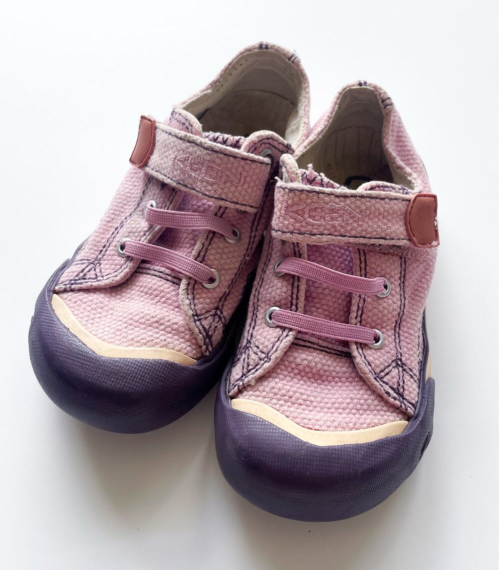 Toddler Girl's Keen Coronado Kids Pink Canvas Sneakers Size 10
